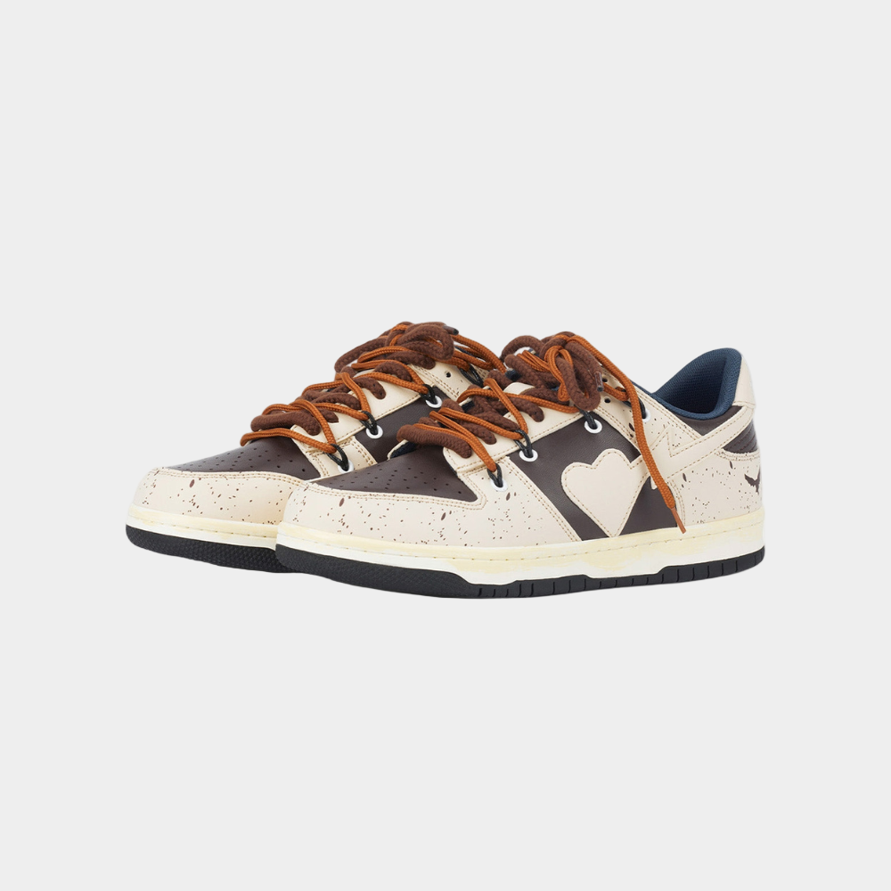 High Street Love Sneakers - Brown