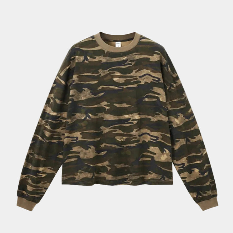 Camo Boxy Fit Longsleeve