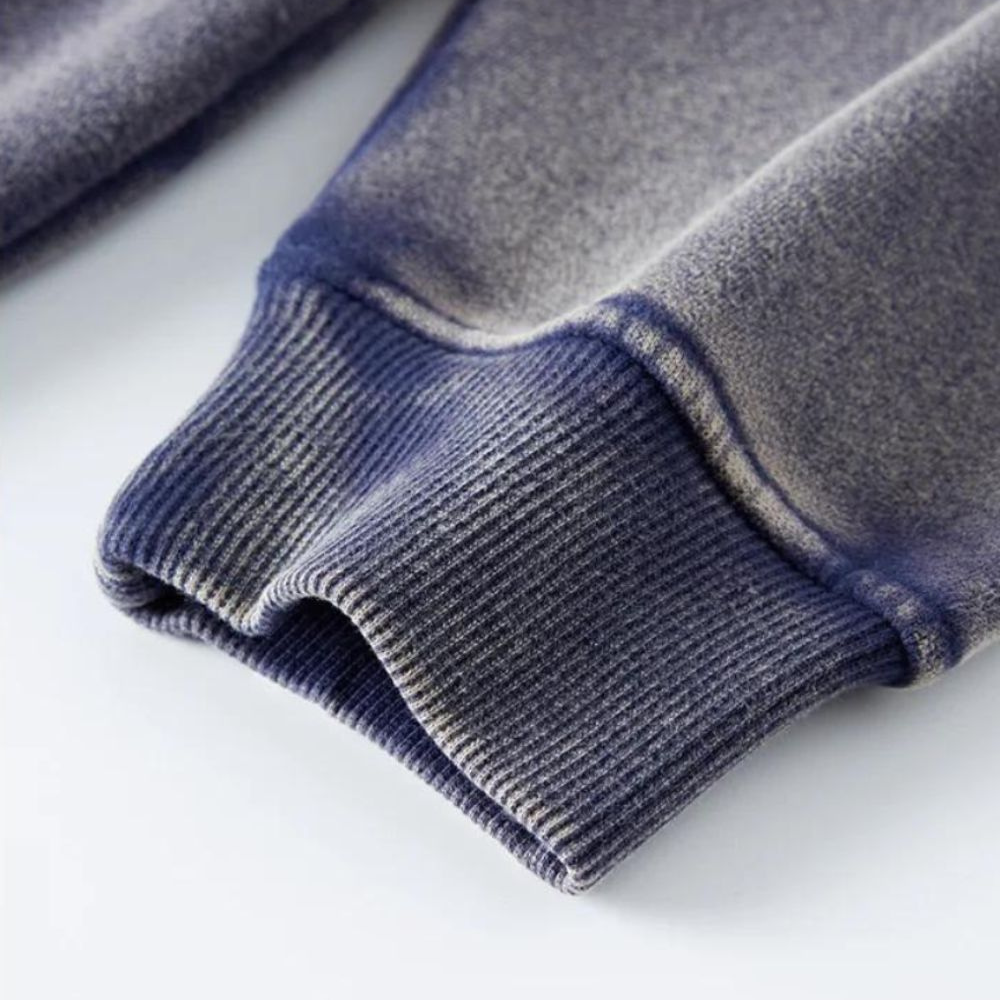 Heavyweight Zipped Hoodie - Black