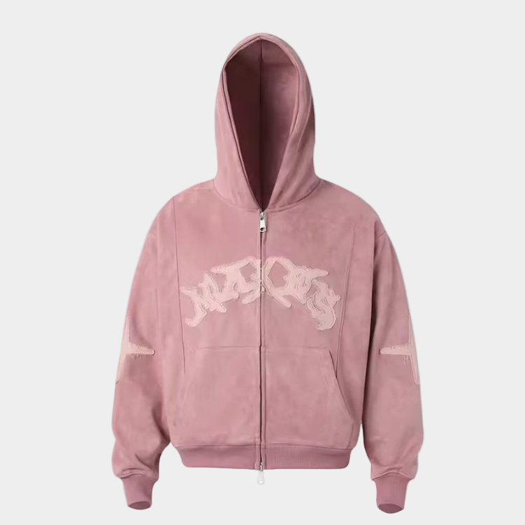 Zip Hoodie Y2K - Pink
