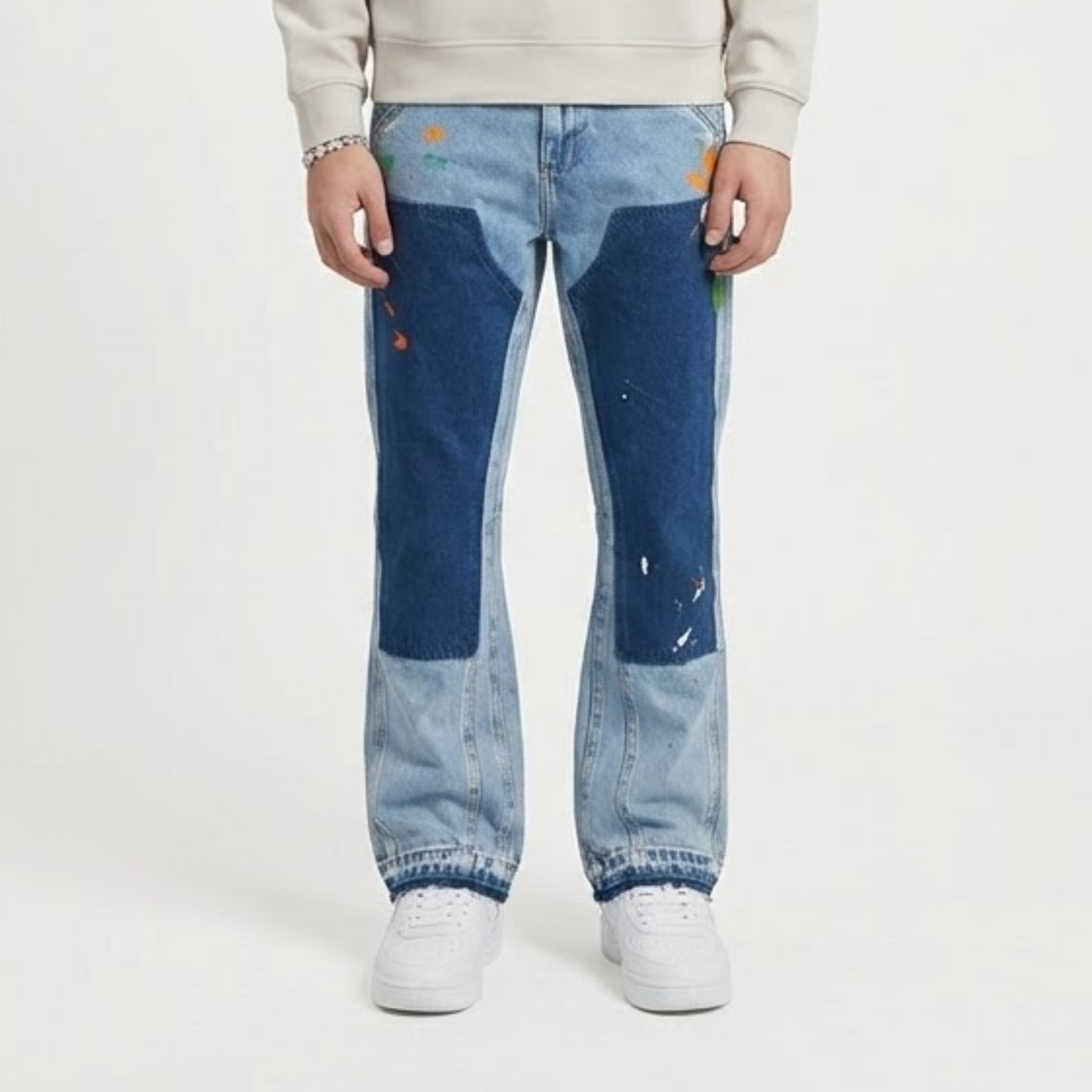 AOPATCHI — FLARED DENIM