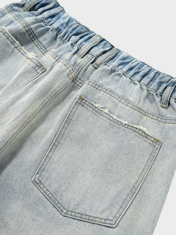 DCRB White Washed Baggy Denim Jeans