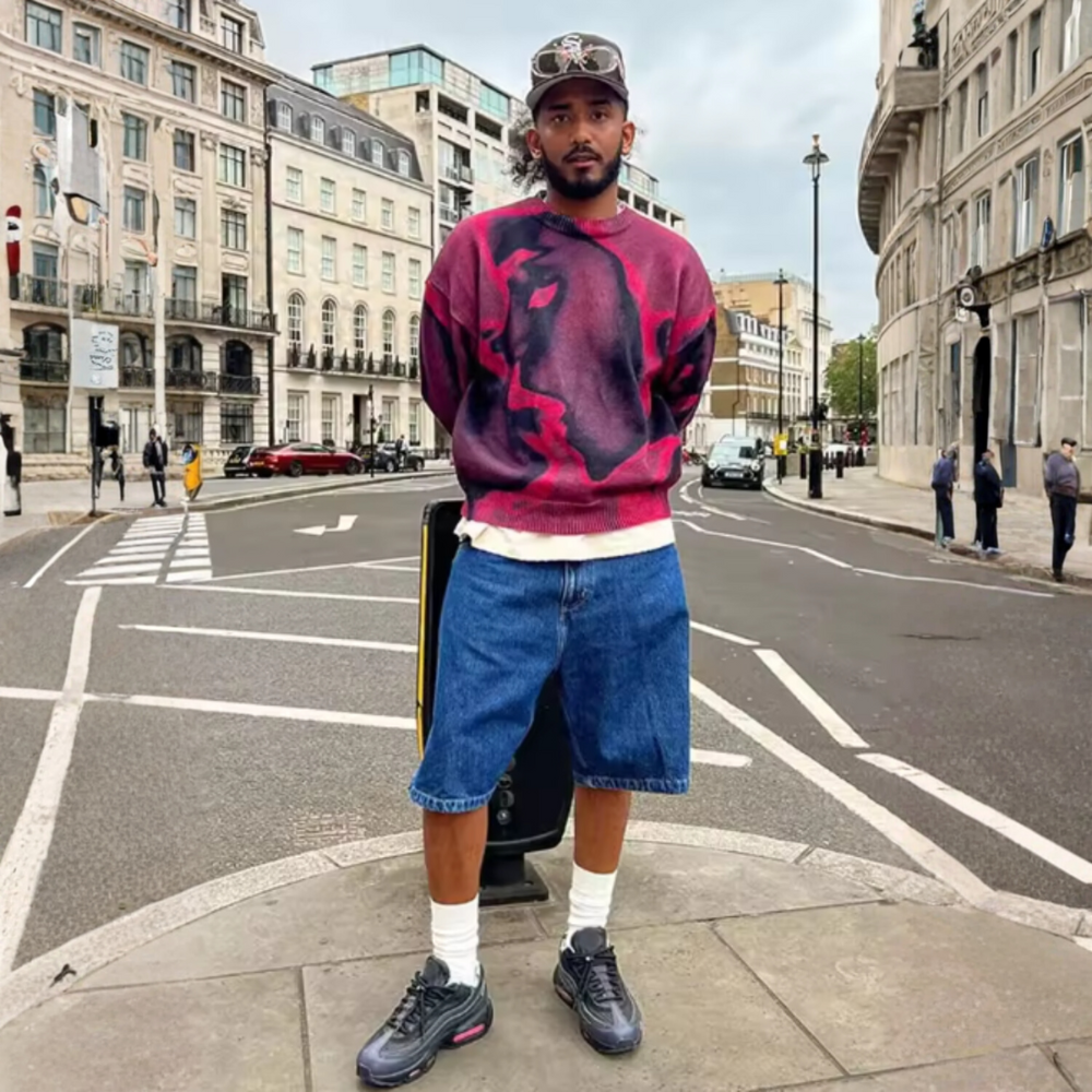 Vortex Graphic Sweatshirt - Blue