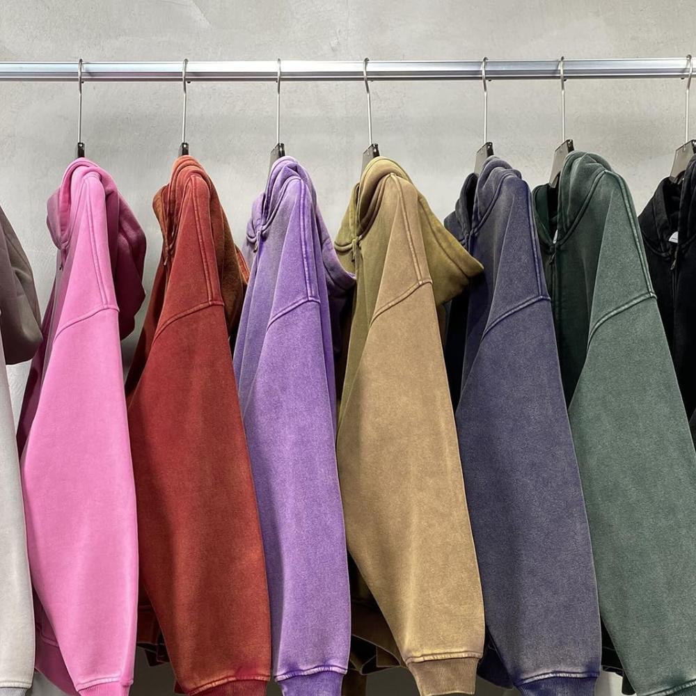 Heavyweight Zipped Hoodie - Moss Green